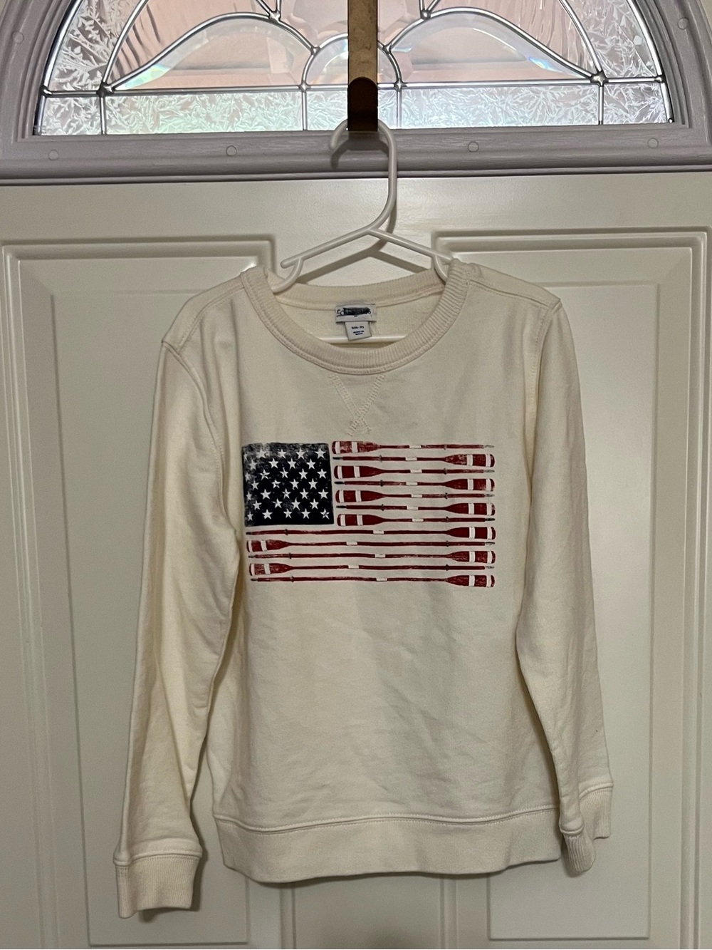 NWT Crewcuts boys’ Oar Flag Sweatshirt size Small (6-7)